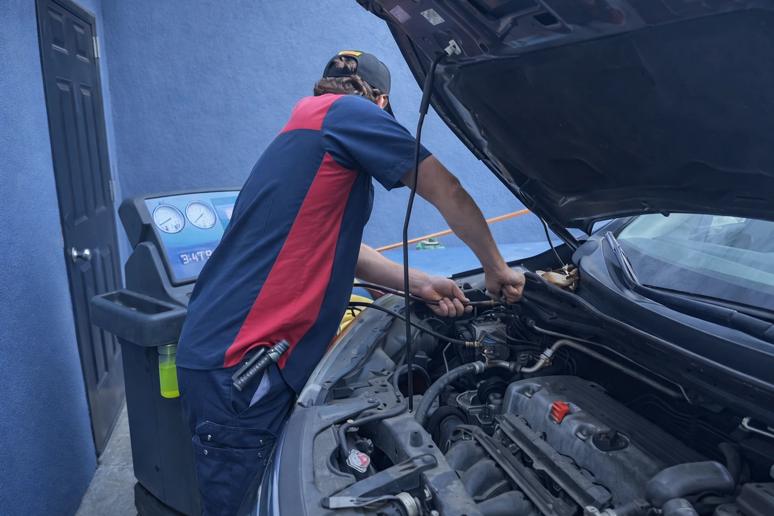 car hesitates when accelerating]