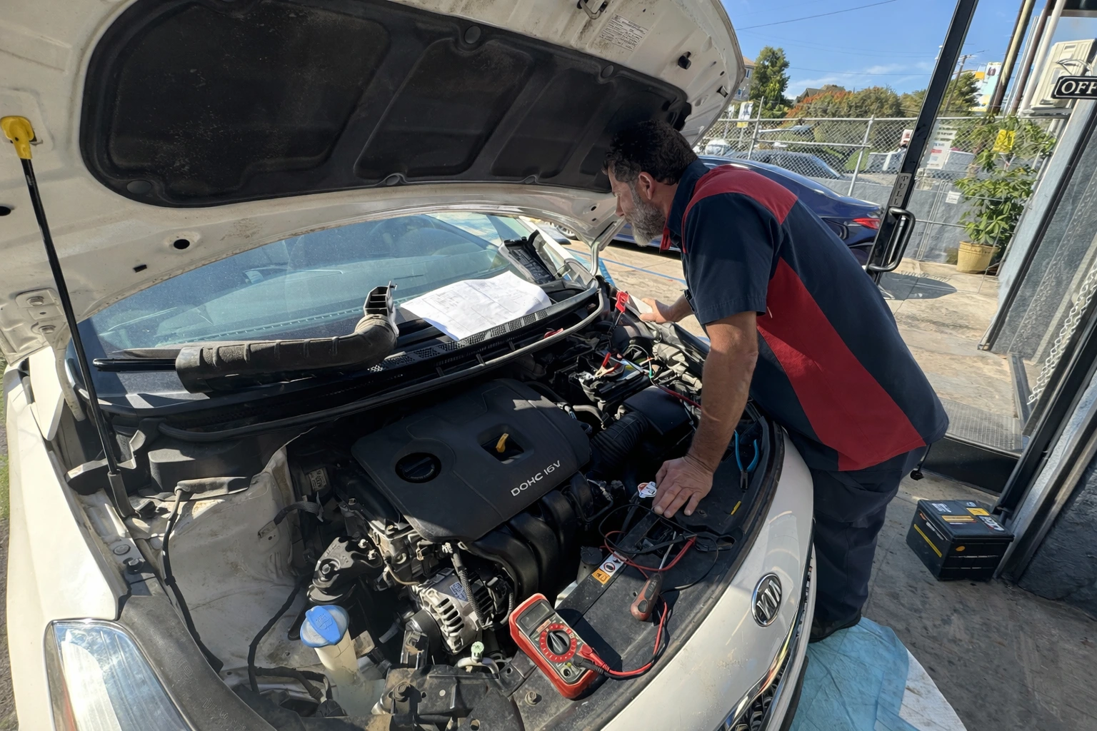 pre-road-trip inspection Los Angeles]