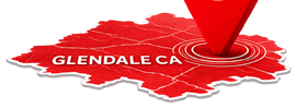 Glendale CA Map