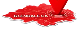 Glendale CA Map